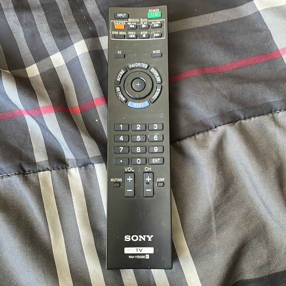 Sony Bravia remote